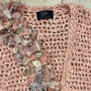 Estelle Women's Pink Crochet Jacket